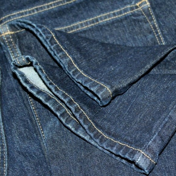 Mens TOMMY HILFIGER DENIM Jeans Slim Fit Dark Wash Straight Leg - Picture 8 of 9